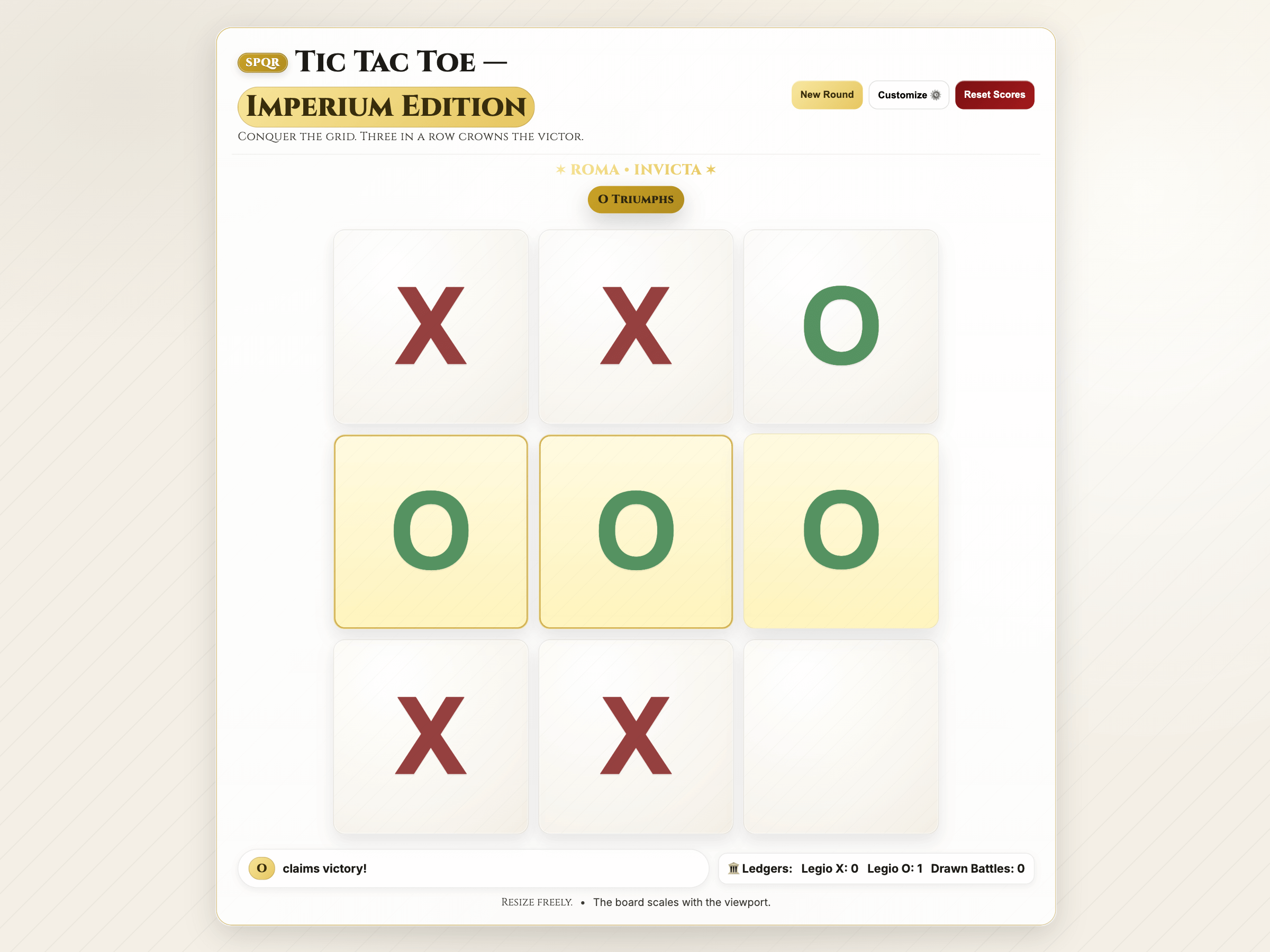 Tic-Tac-Toe Game